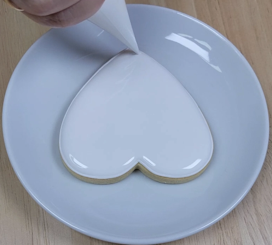 Flood icing surface stabilizing during drying